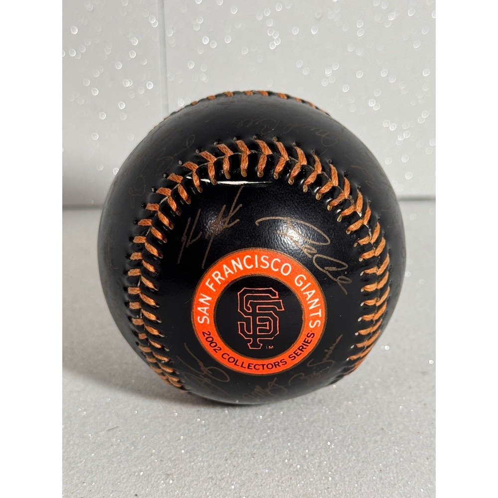 San Francisco Giants 2002 Collectors Series Black Facsimile Signed Baseball SF